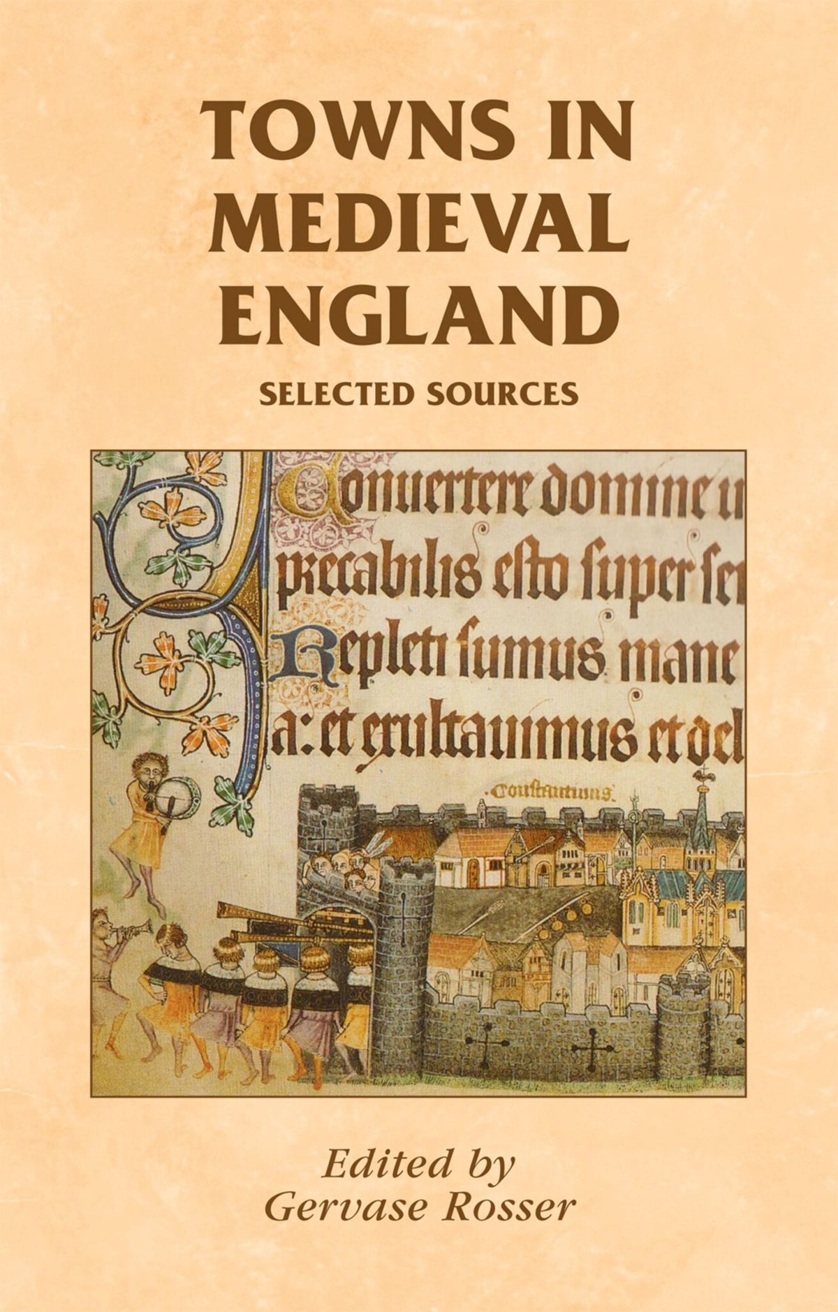 Cover image for Towns in medieval England ISBN 9780719049088