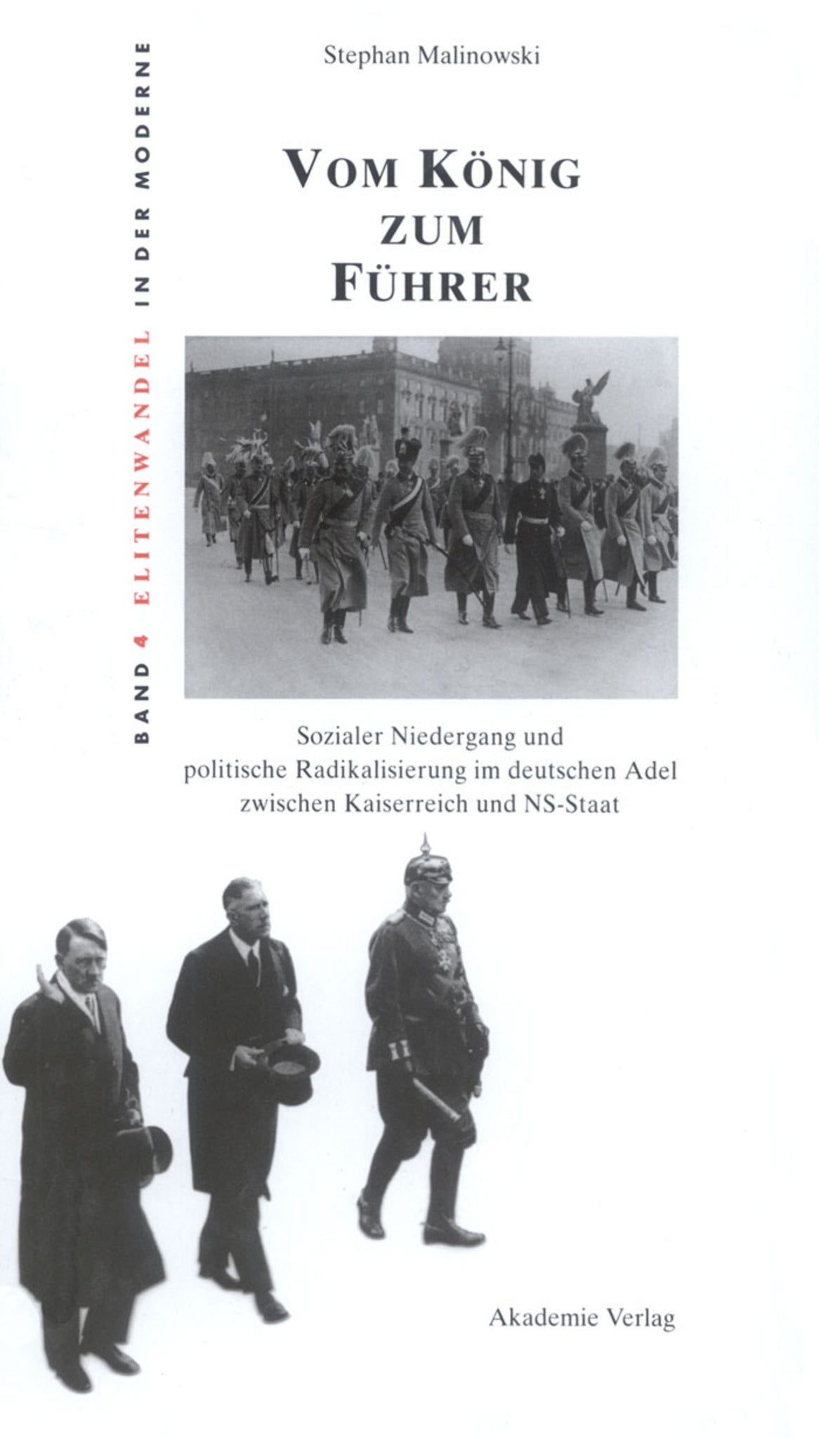 Cover image for Vom König zum Führer ISBN 9783050040707