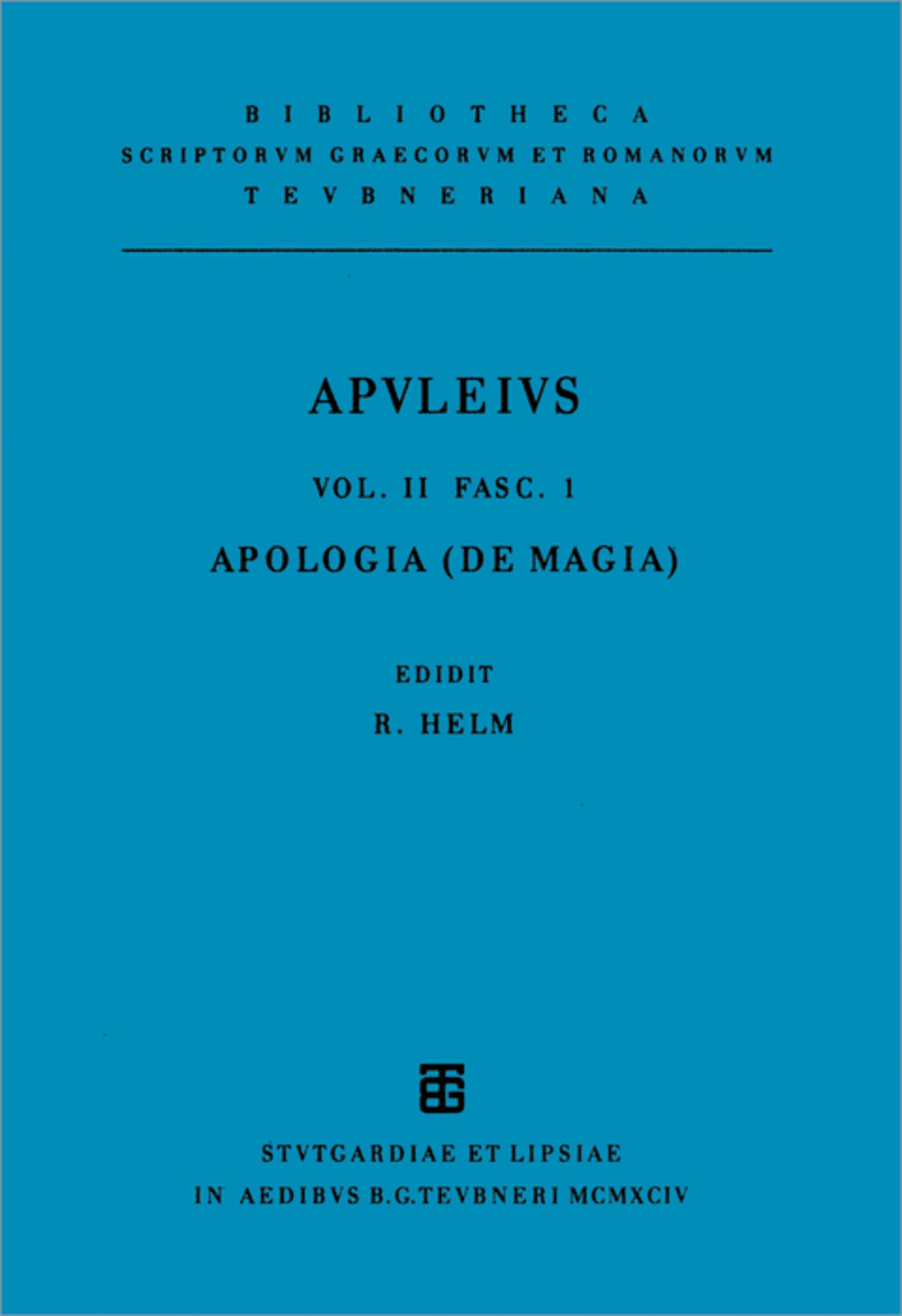 Pro se de magia liber (Apologia)