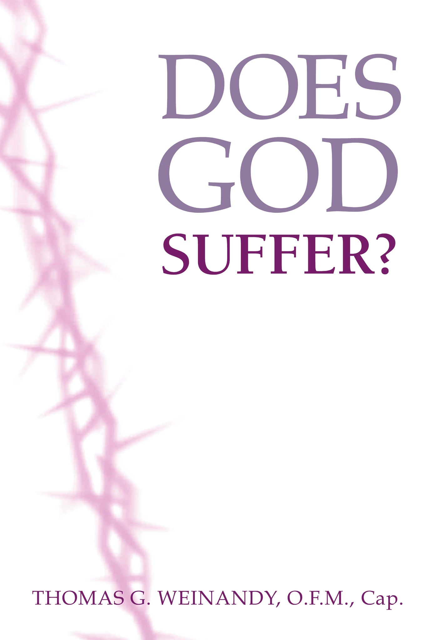 Cover image for Does God Suffer? ISBN 9780268210007