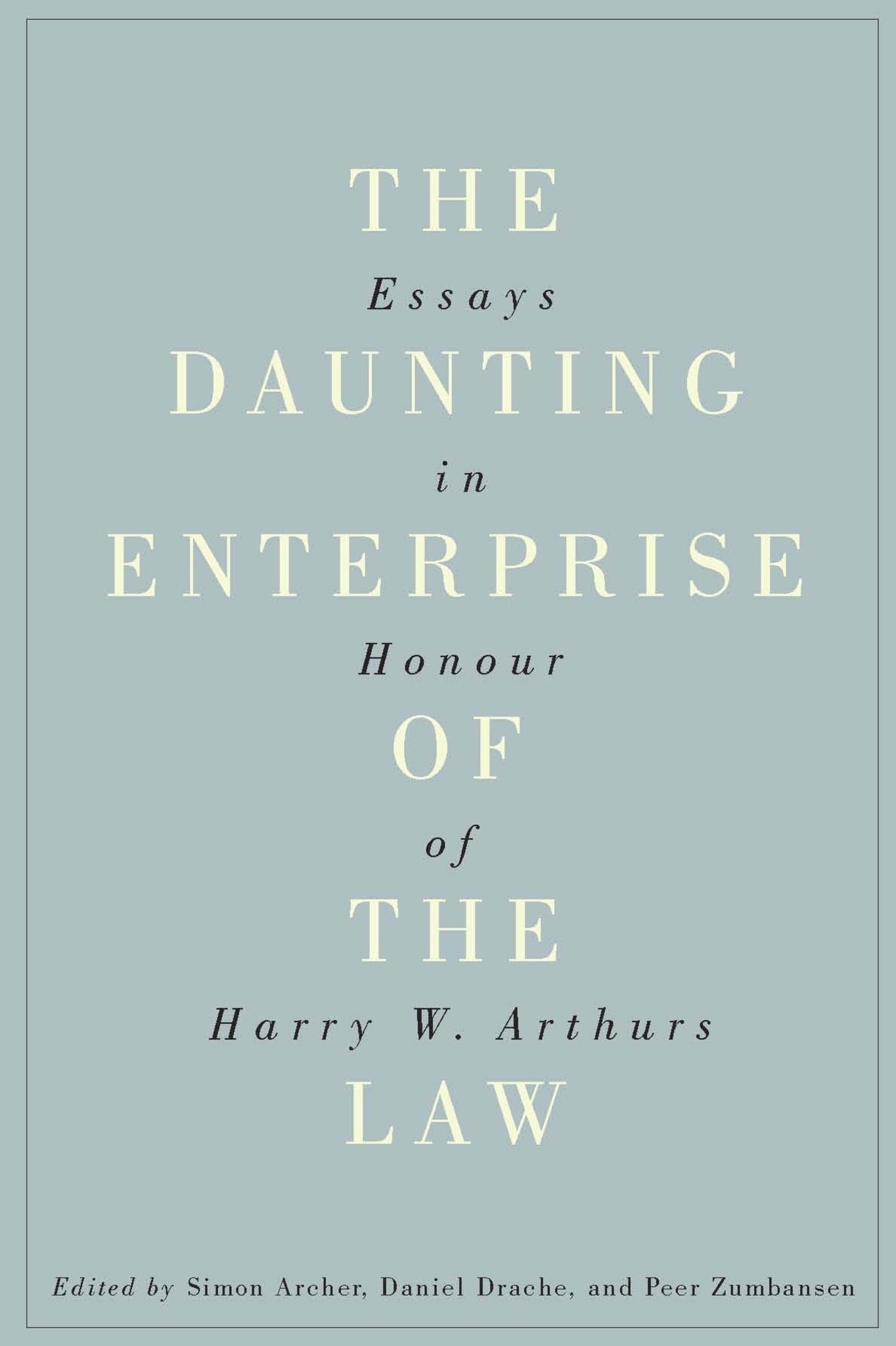 The Daunting Enterprise of the Law
