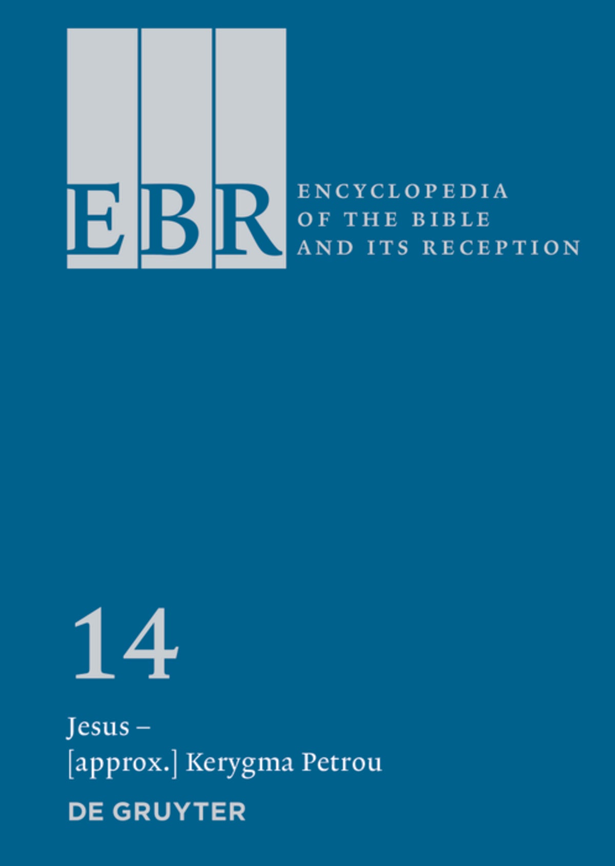 Cover image for Jesus – Kairos ISBN 9783110313314