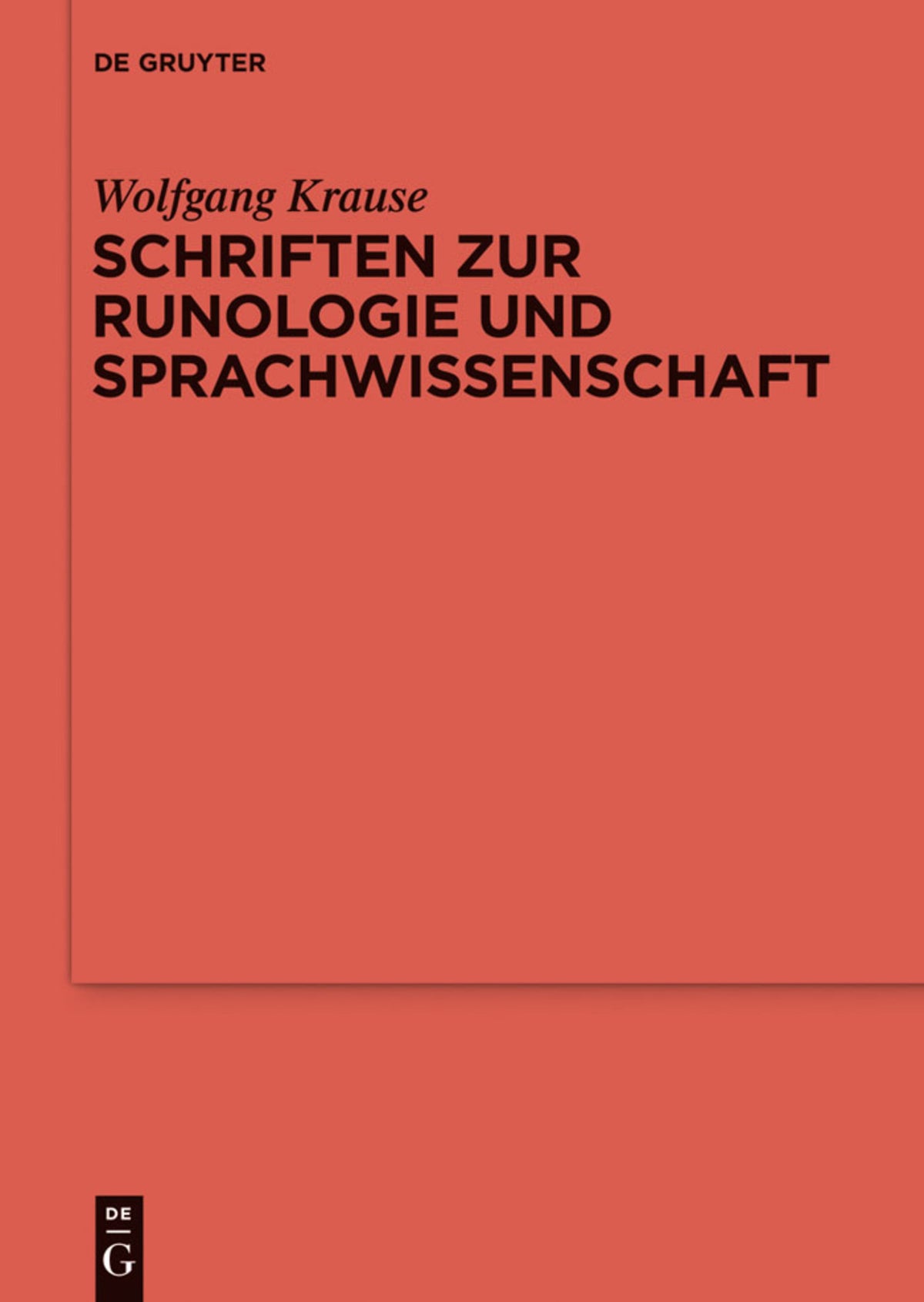 Cover image for Schriften zur Runologie und Sprachwissenschaft ISBN 9783110307238