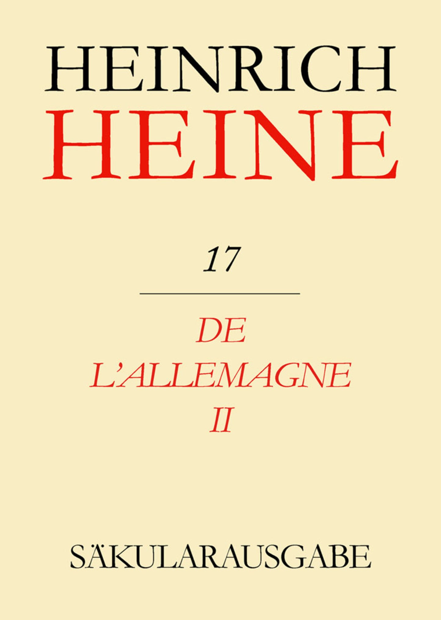 De l'Allemagne II