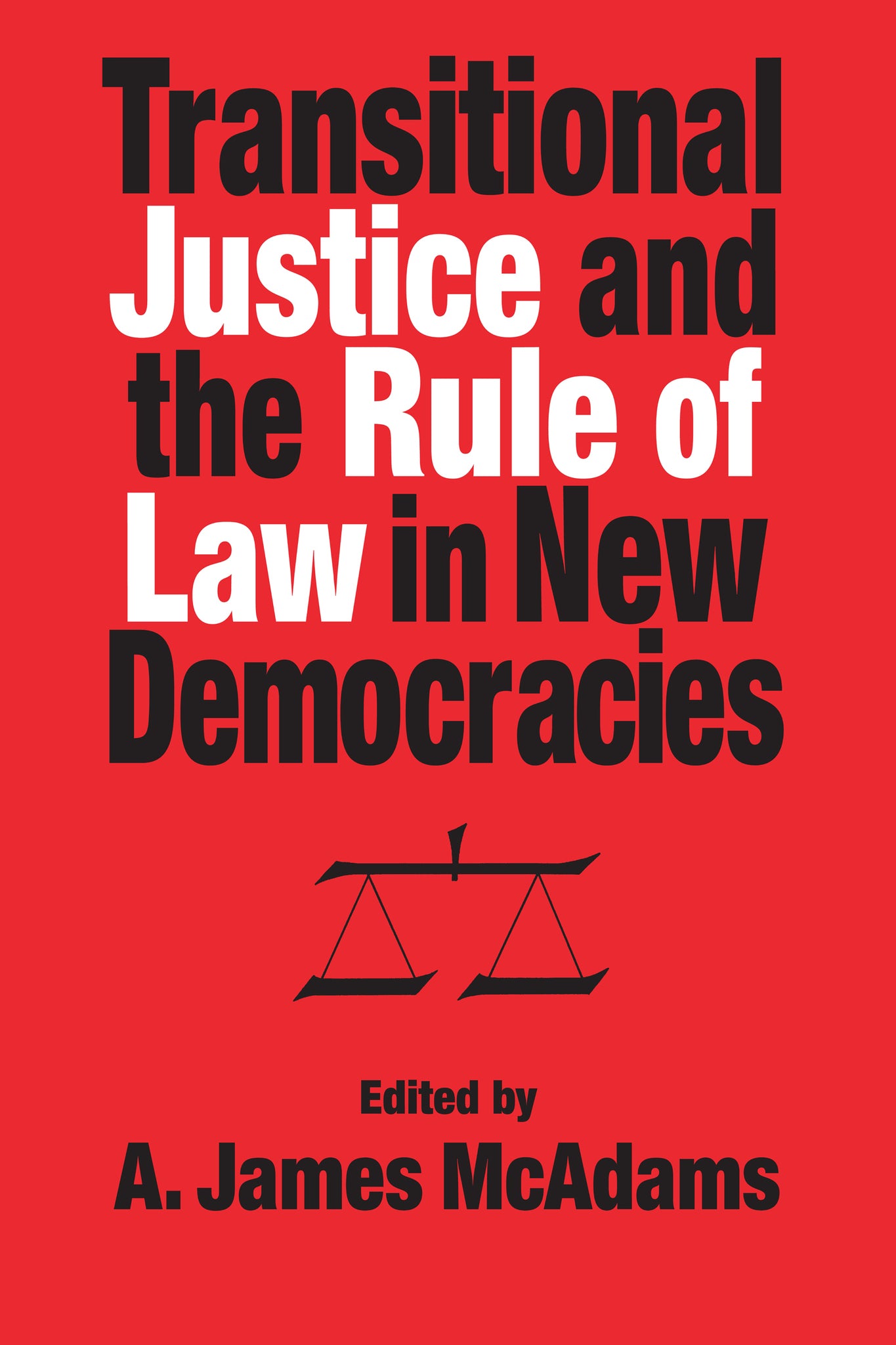 Cover image for Transitional Justice and the Rule of Law in New Democracies ISBN 9780268042028