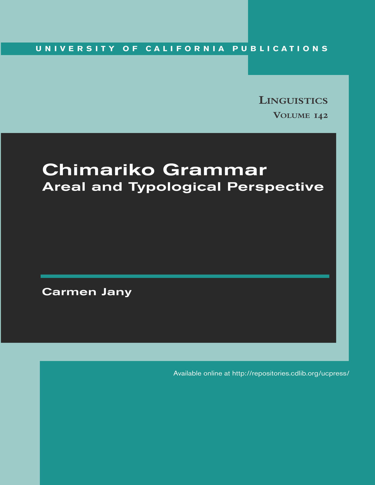 Cover image for Chimariko Grammar ISBN 9780520098756
