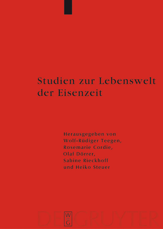 Studien zur Lebenswelt der Eisenzeit