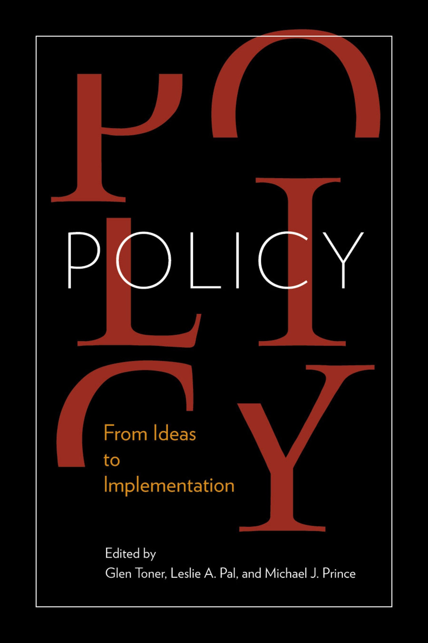 Cover image for Policy ISBN 9780773585058