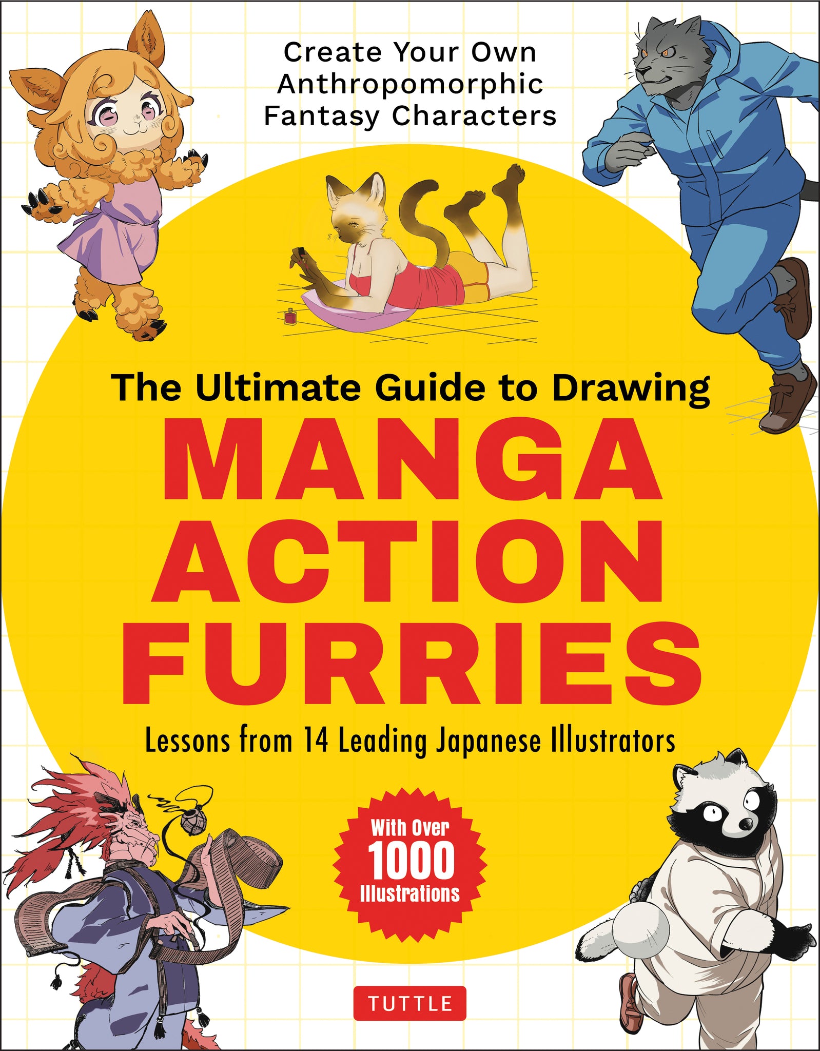 Cover image for The Ultimate Guide to Drawing Manga Action Furries ISBN 9784805317037