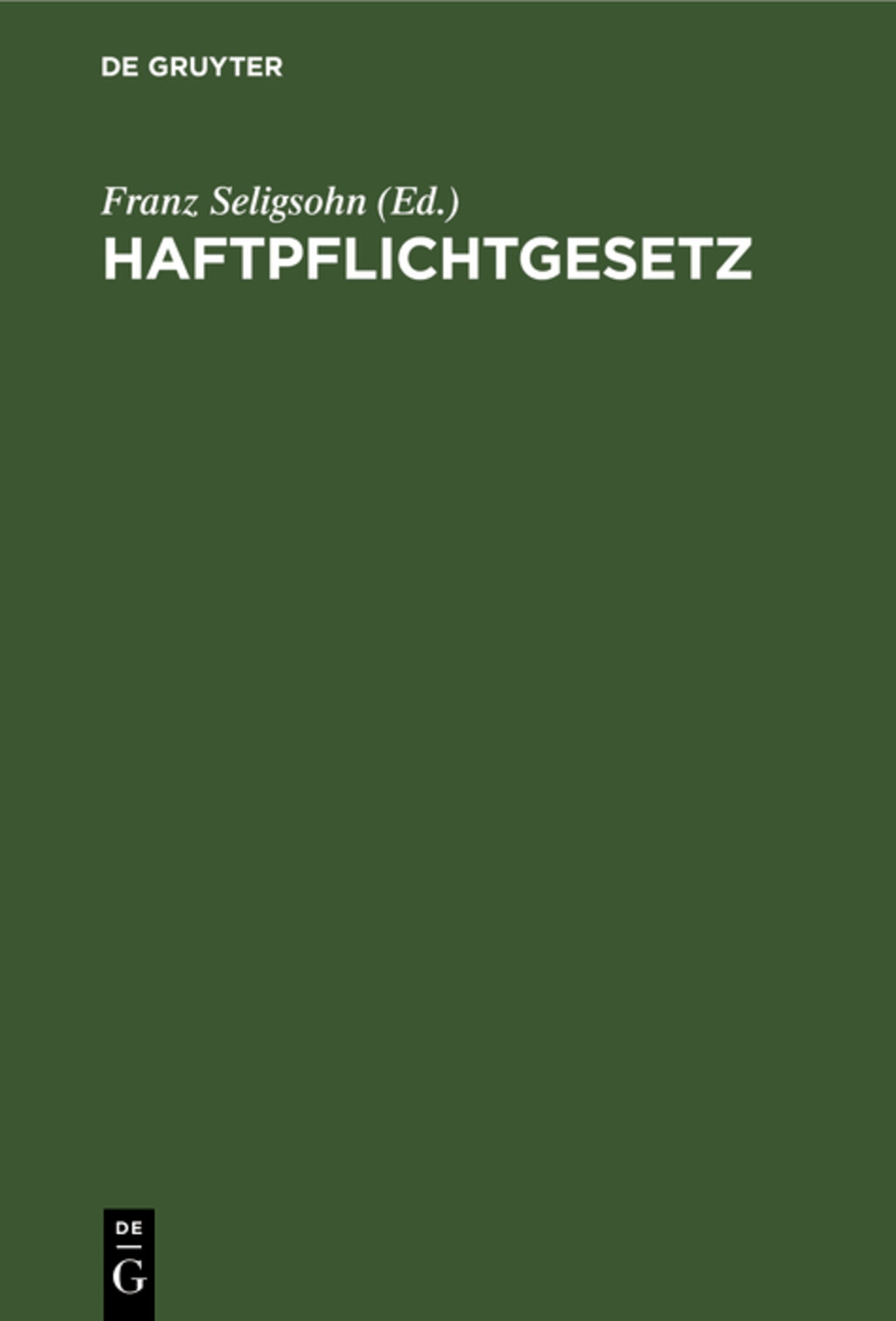 Haftpflichtgesetz