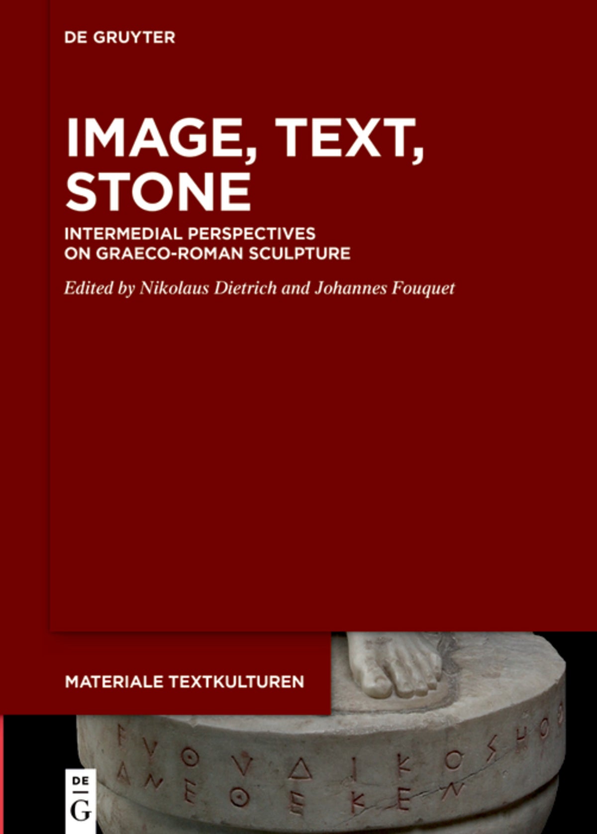 Cover image for Image, Text, Stone ISBN 9783110775693