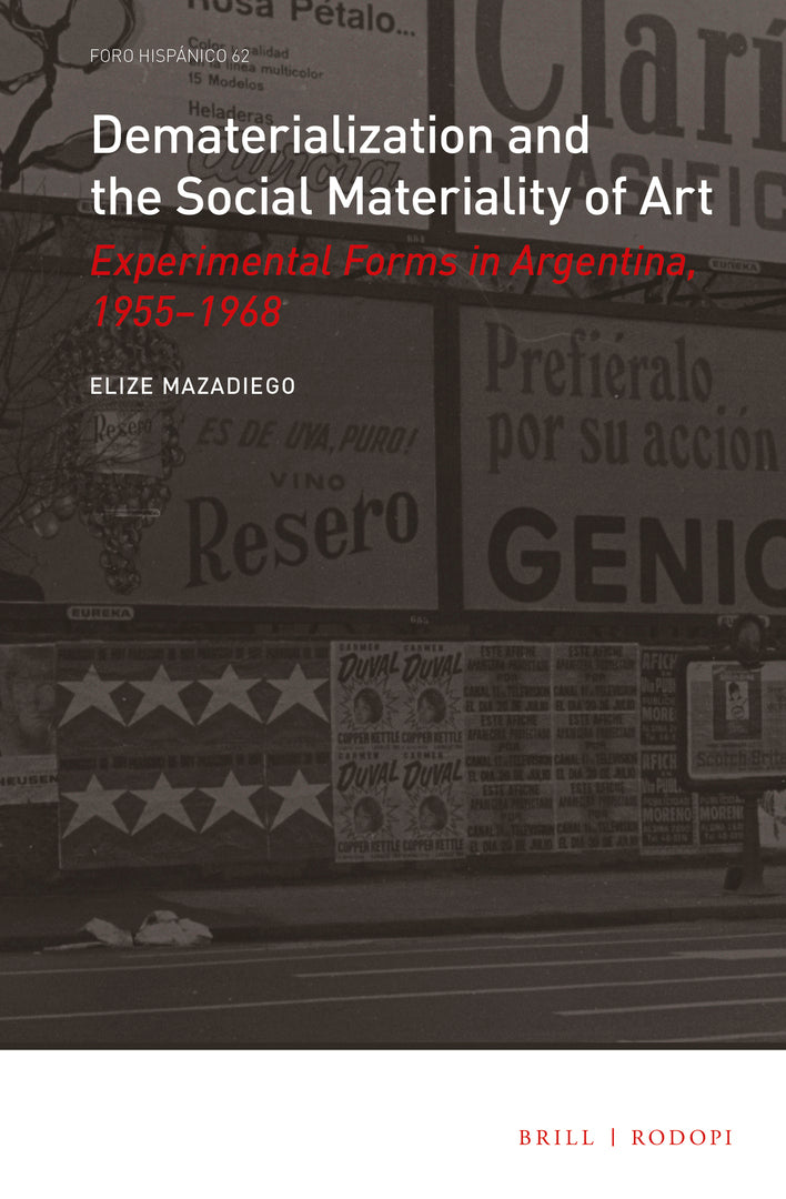 Cover image for Dematerialization and the Social Materiality of Art ISBN 9789004457737