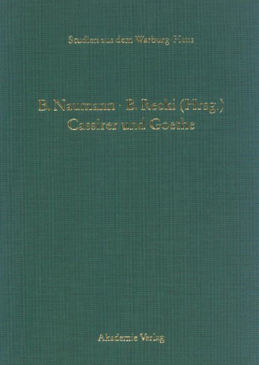 Cassirer und Goethe