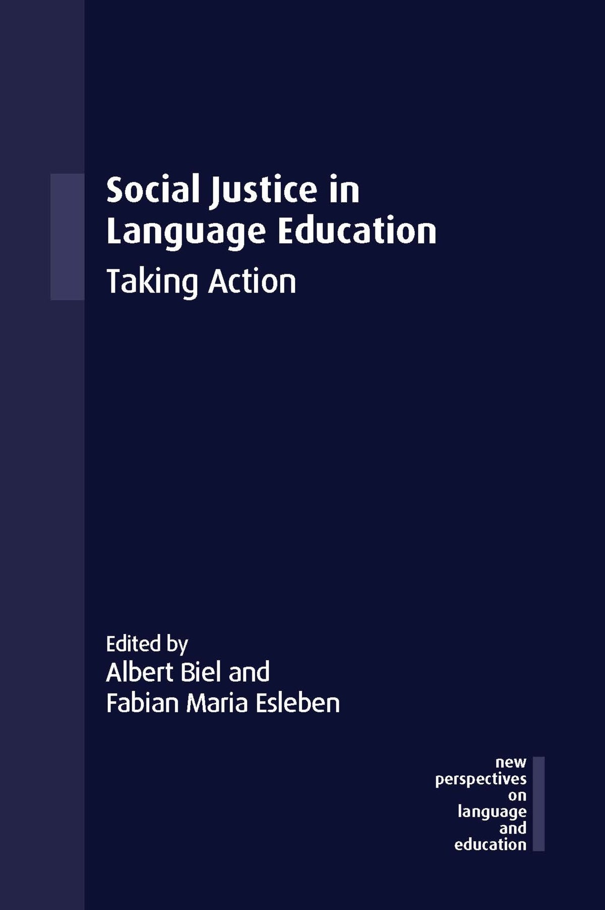 Cover image for Social Justice in Language Education ISBN 9781800417458