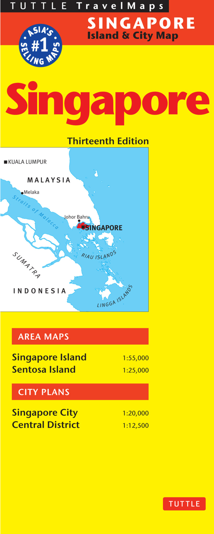 Singapore Travel Map Thirteenth Edition