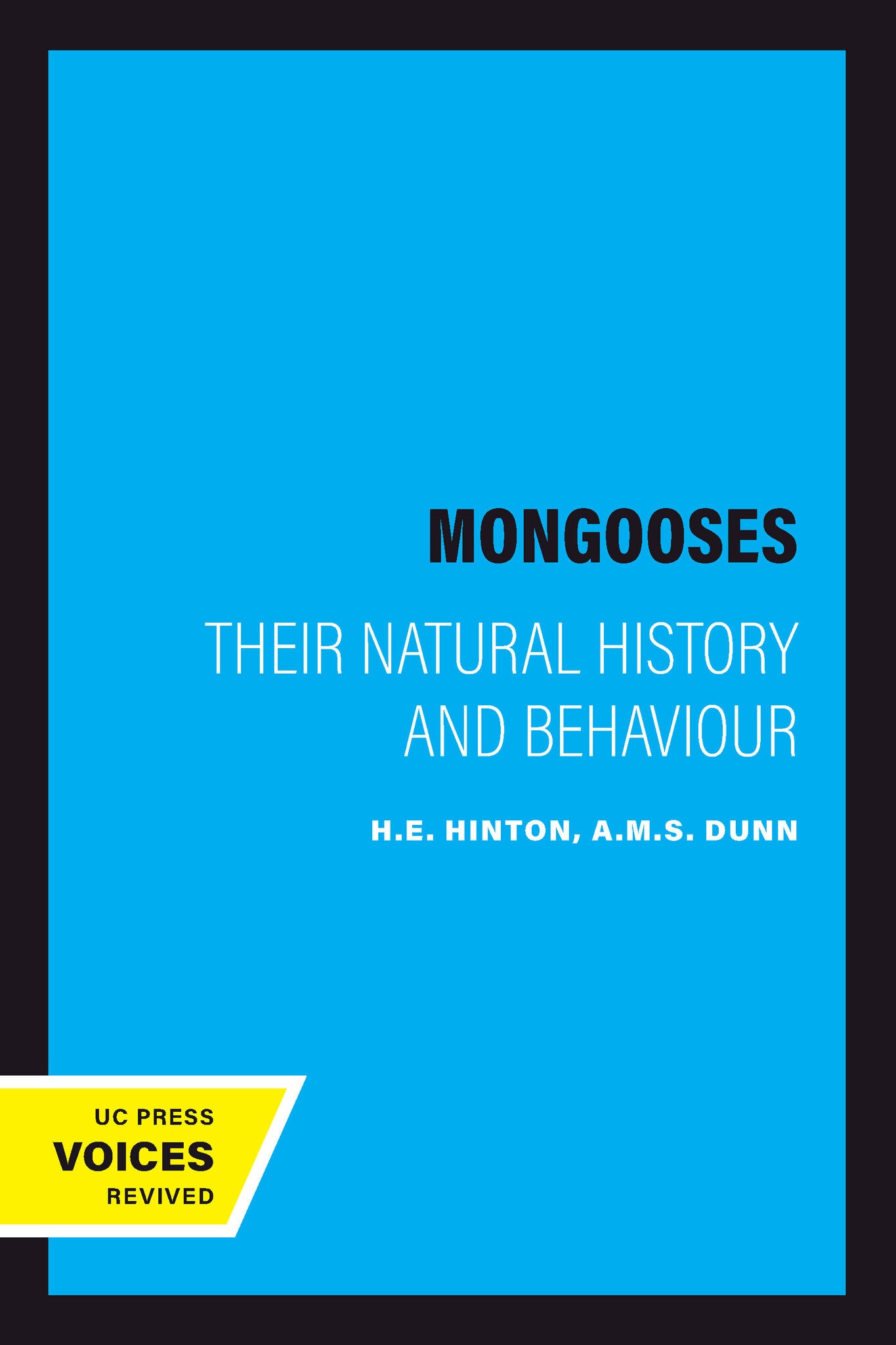 Cover image for Mongooses ISBN 9780520329904