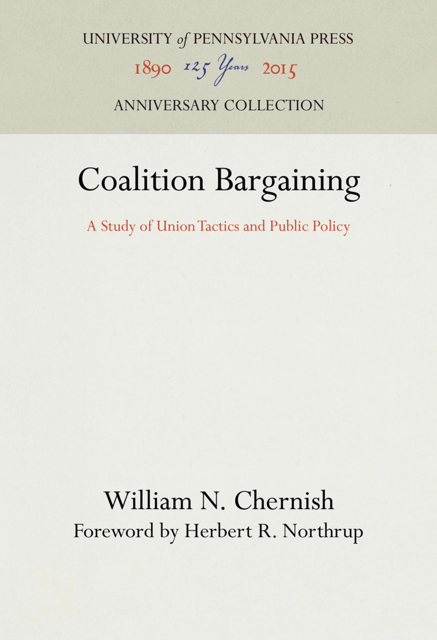 Cover image for Coalition Bargaining ISBN 9781512801378