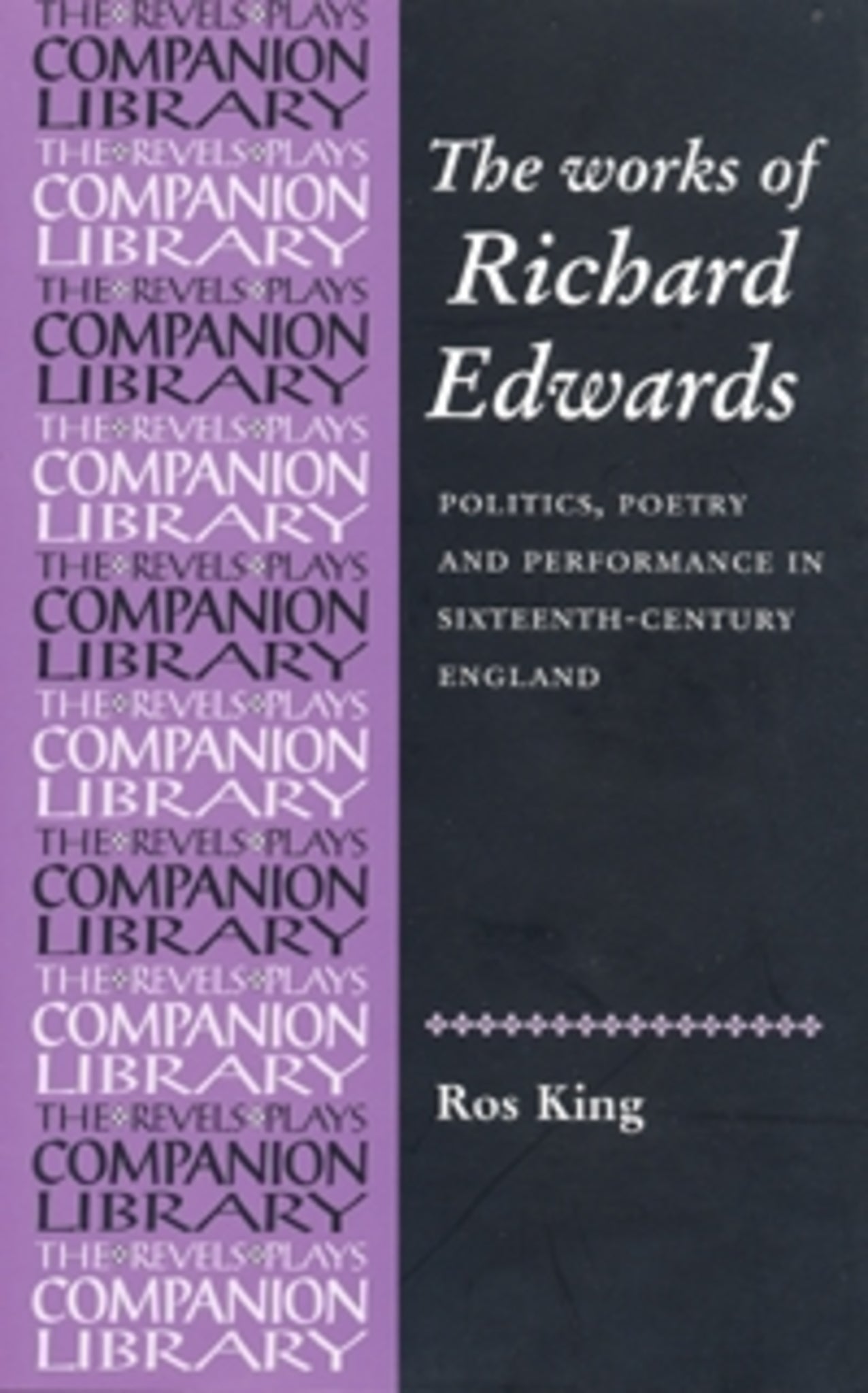 Cover image for The works of Richard Edwards ISBN 9780719080661