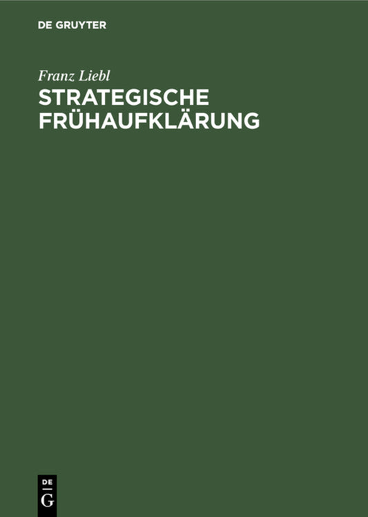 Strategische Frühaufklärung