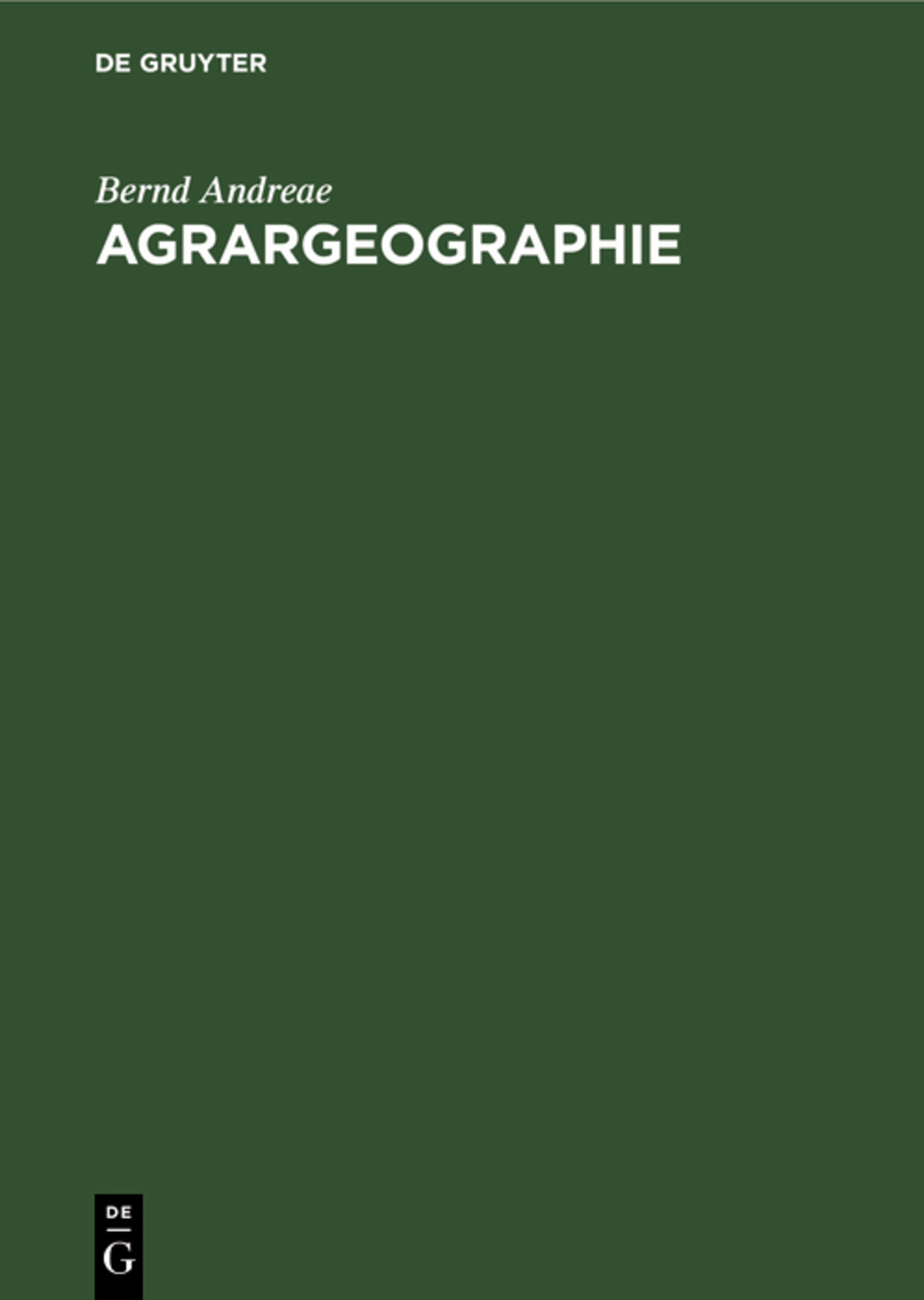 Agrargeographie