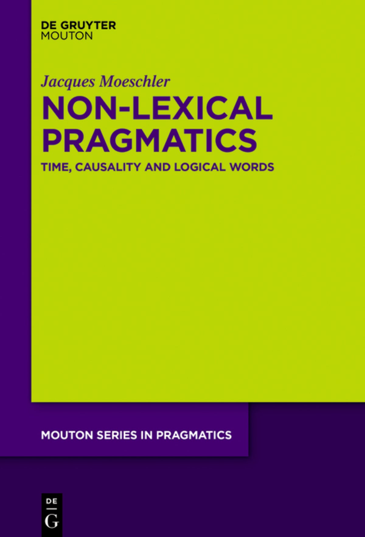 Cover image for Non-Lexical Pragmatics ISBN 9783110218480