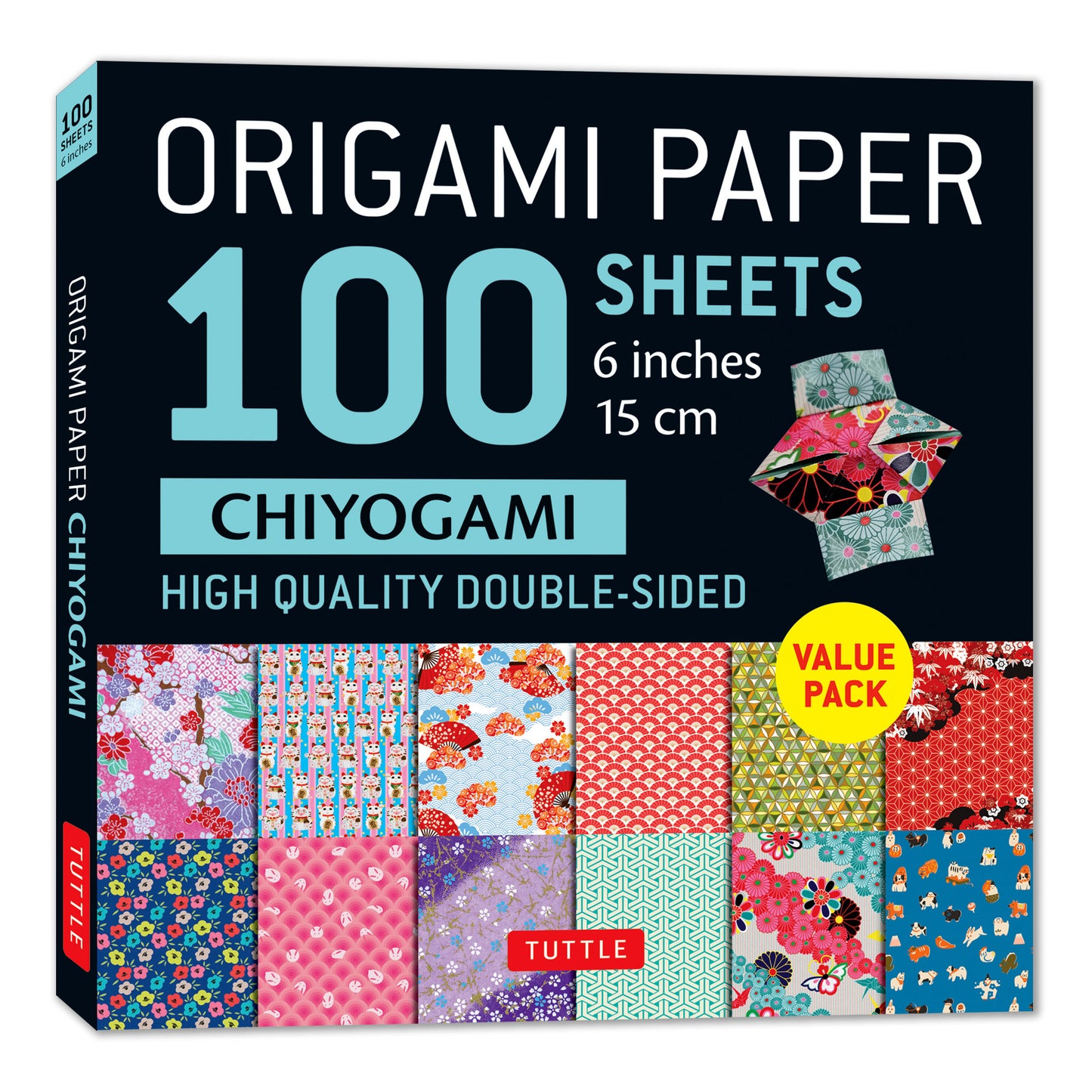 Origami Paper 100 Sheets Chiyogami 6" (15 cm)