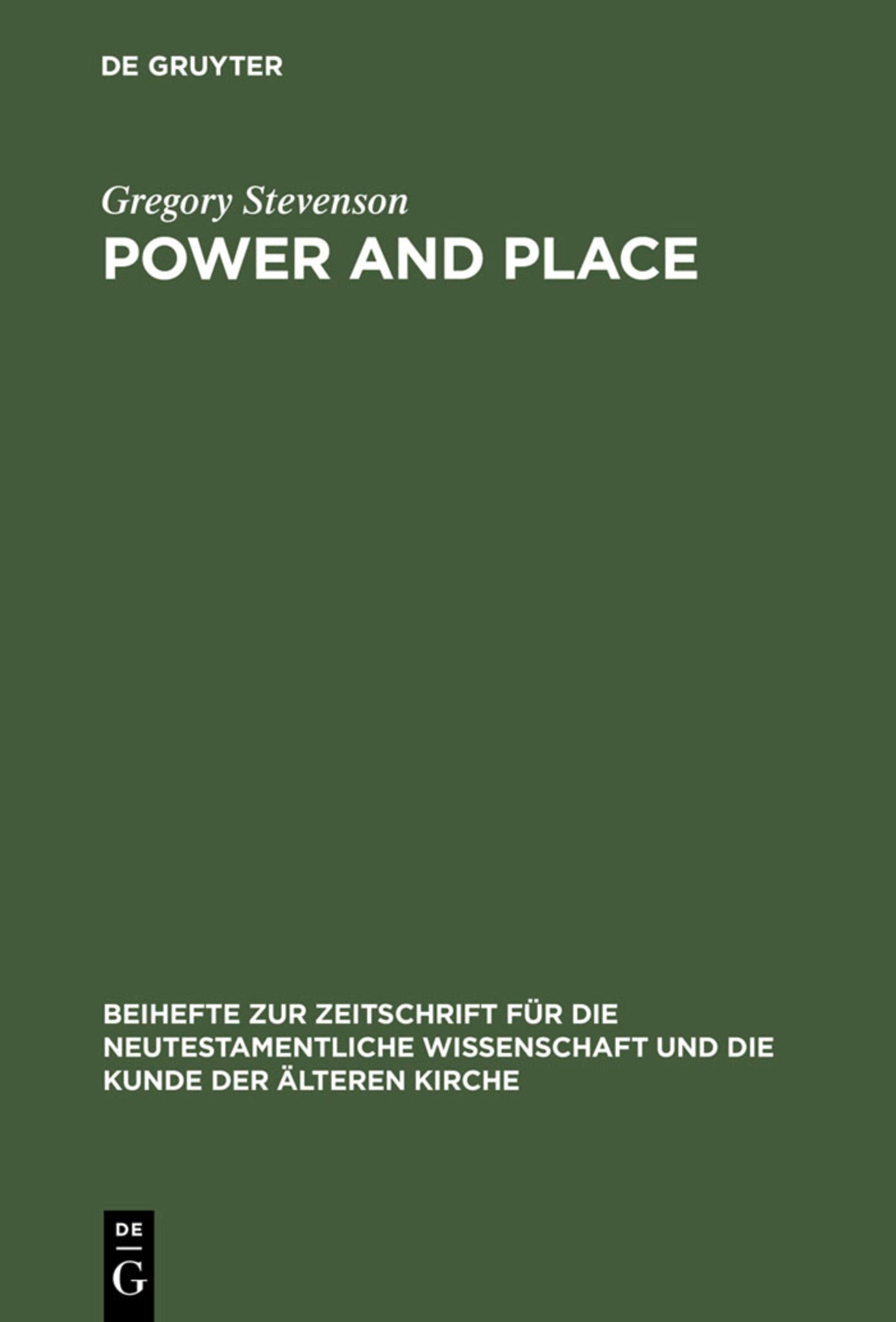 Power and Place