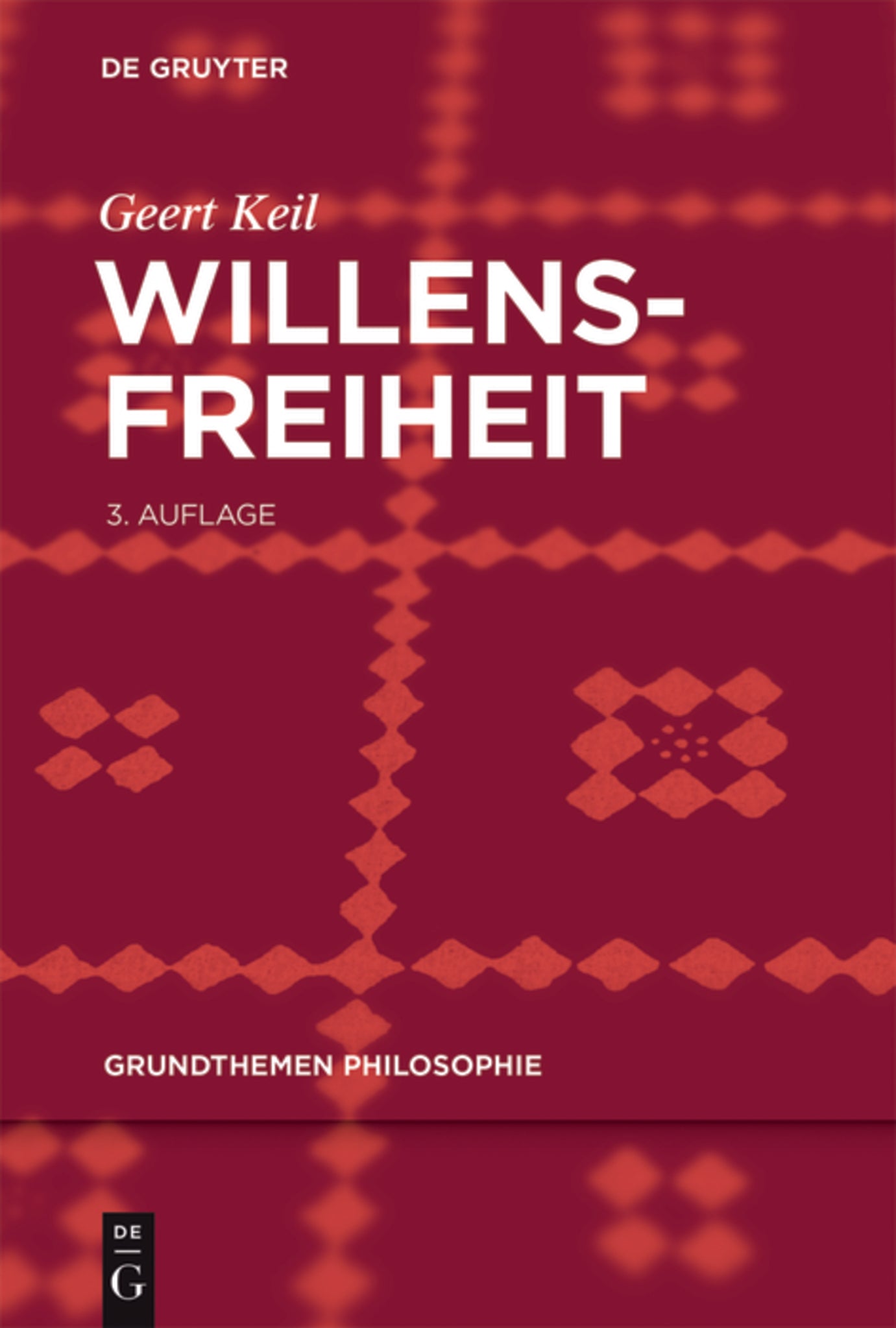 Cover image for Willensfreiheit ISBN 9783110533453