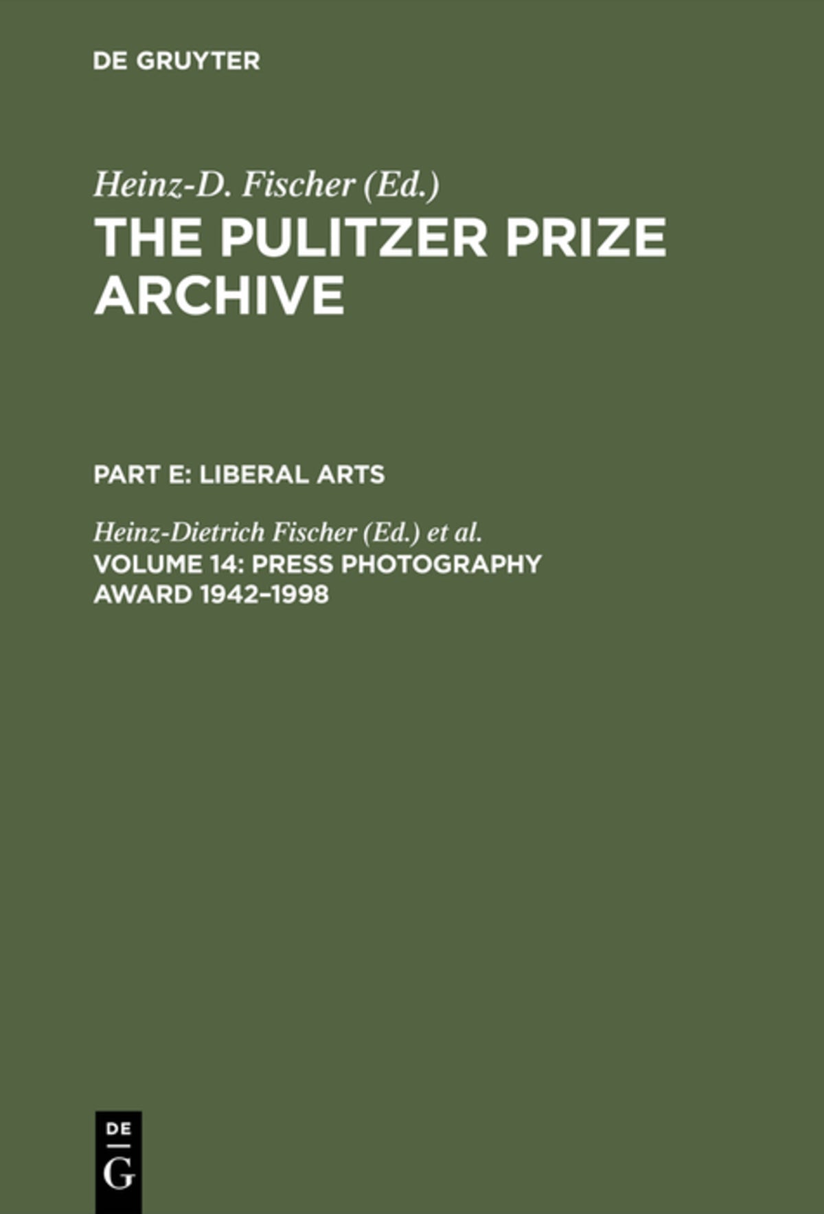 Cover image for Press Photography Award 1942–1998 ISBN 9783598301841