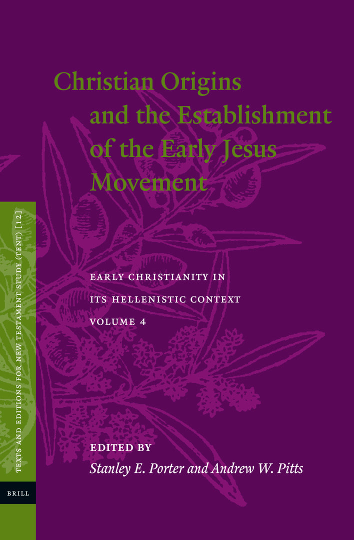 Cover image for Christian Origins and the Establishment of the Early Jesus Movement ISBN 9789004372696