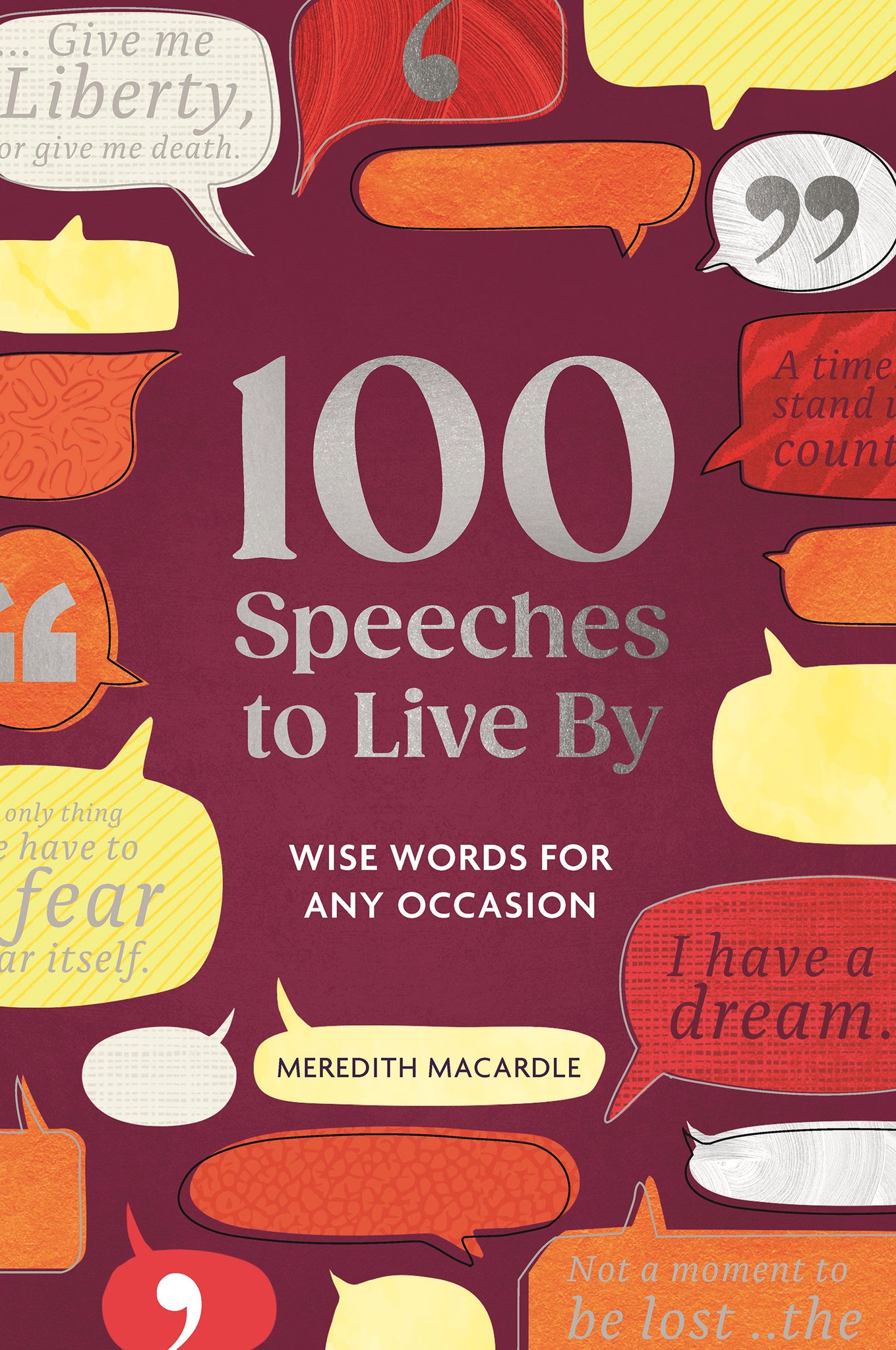 Cover image for 100 Speeches to Live By ISBN 9781789299434