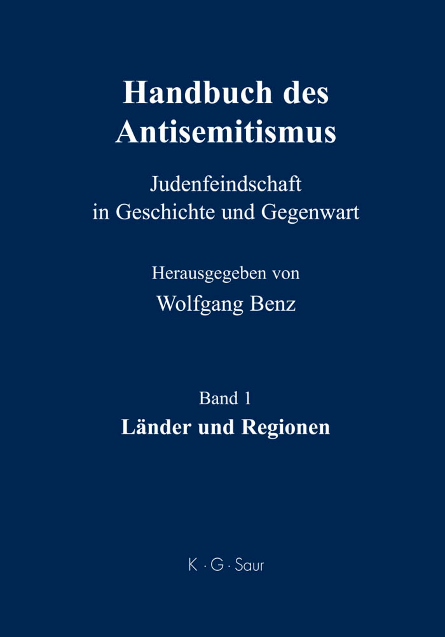 Cover image for Länder und Regionen ISBN 9783110235104