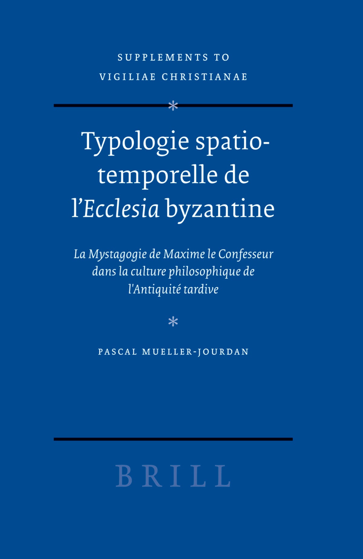 Typologie spatio-temporelle de l'Ecclesia byzantine