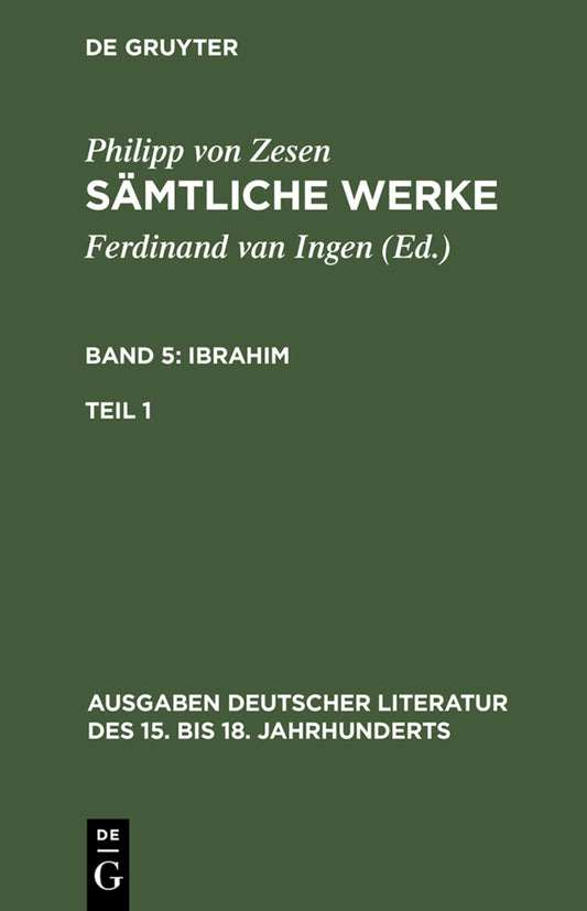 Ibrahim. Erster Teil