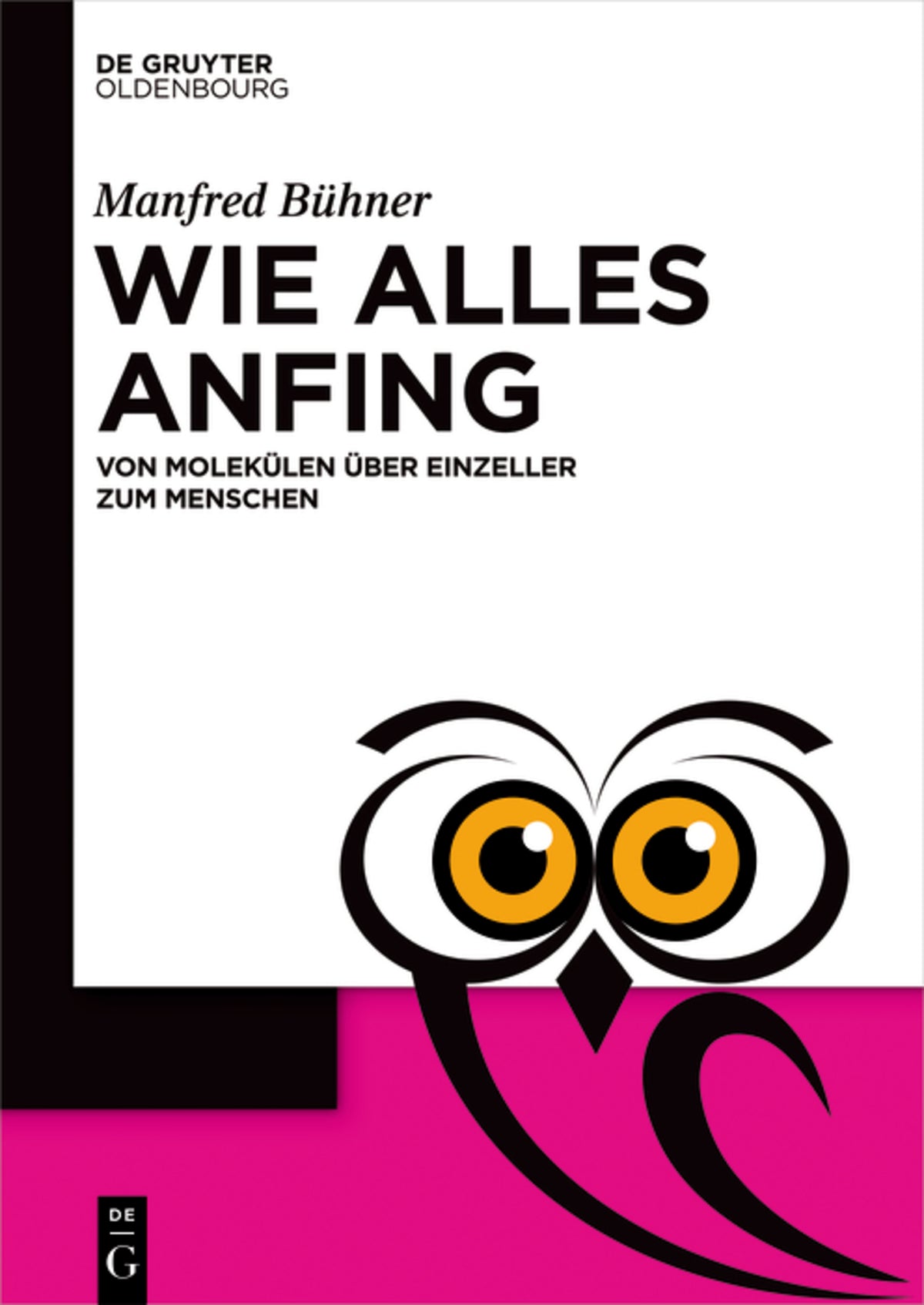 Cover image for Wie alles anfing ISBN 9783110783049