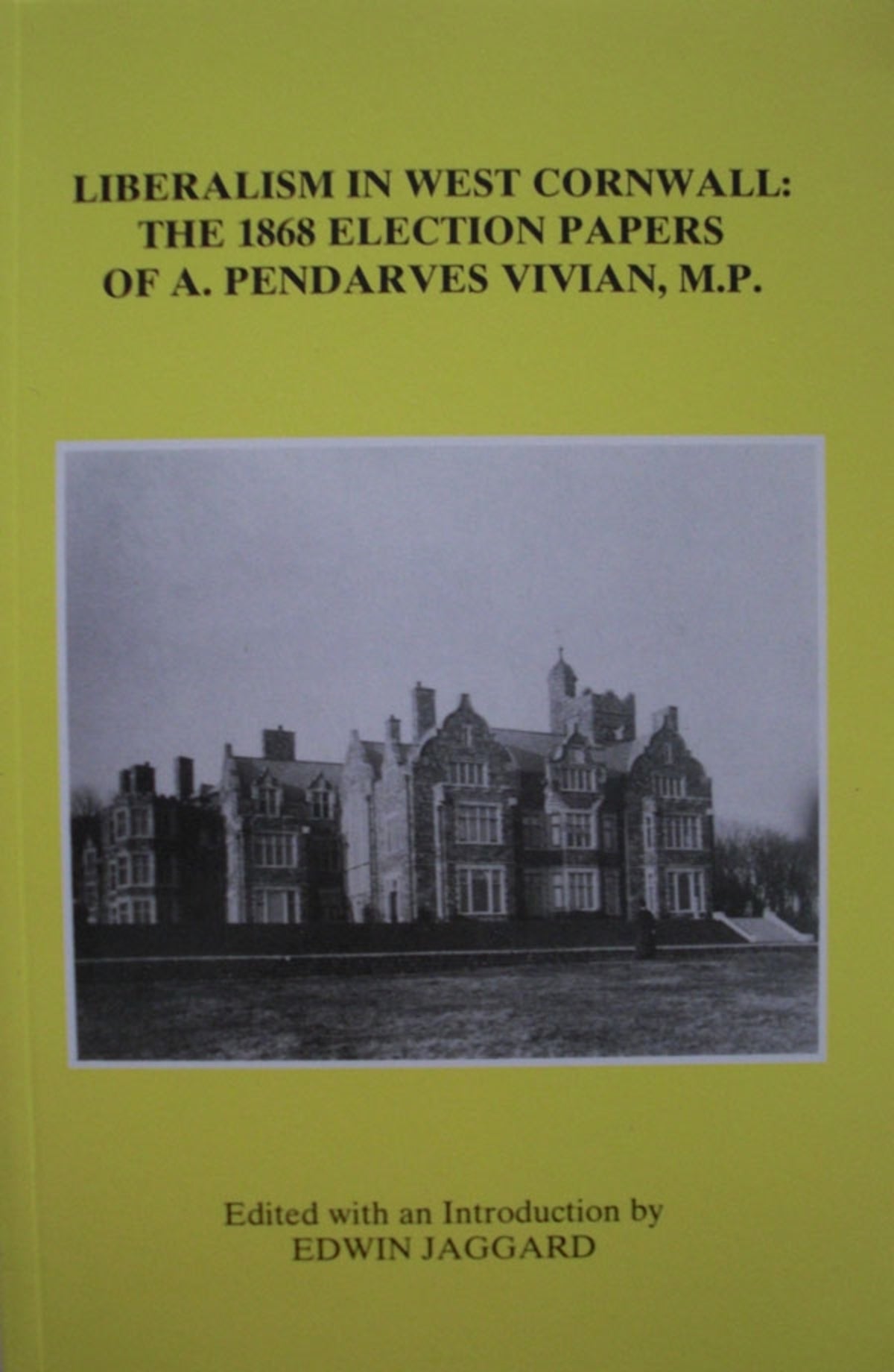 Cover image for Liberalism in West Cornwall ISBN 9780901853424