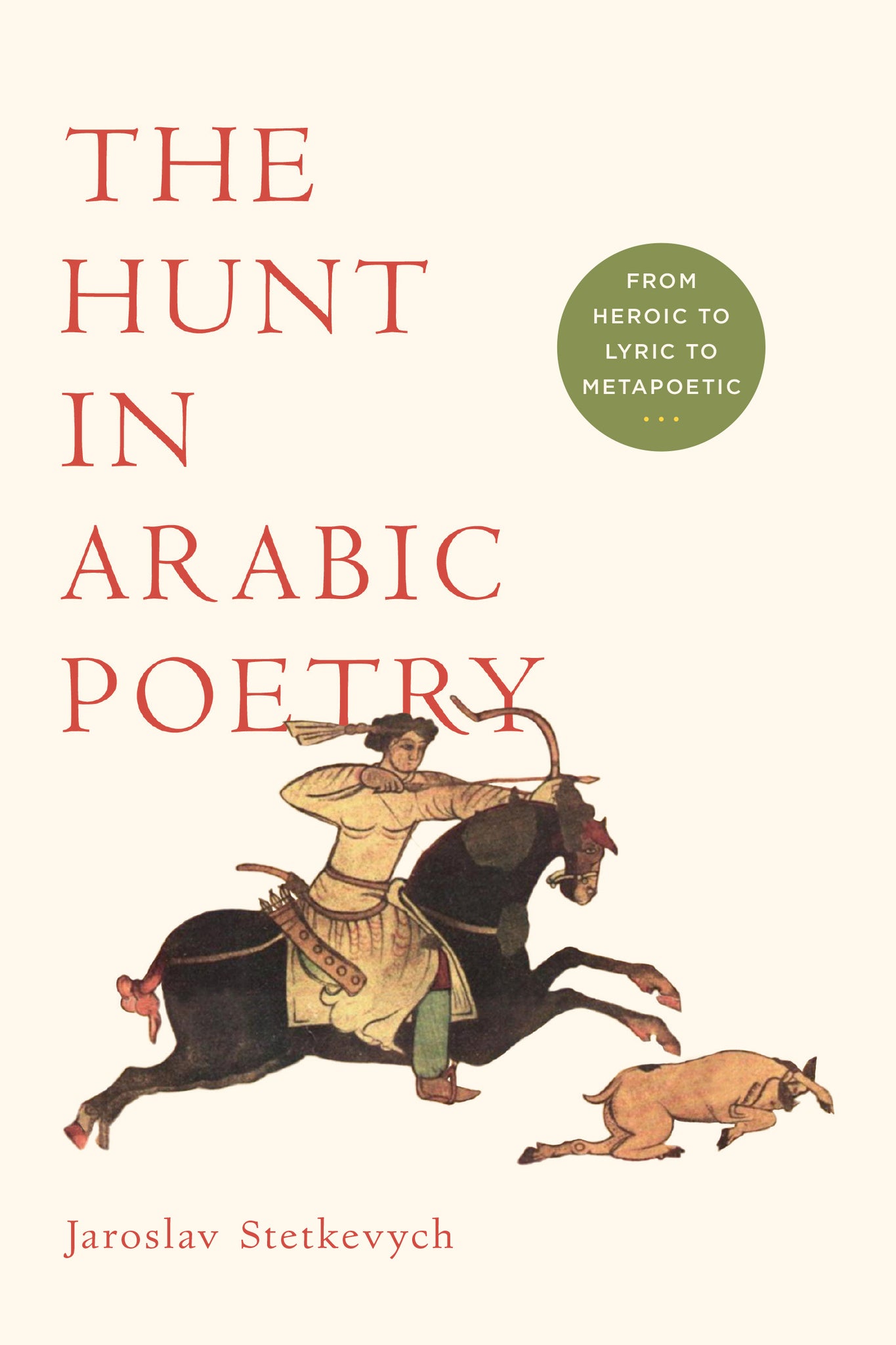 Cover image for The Hunt in Arabic Poetry ISBN 9780268092924