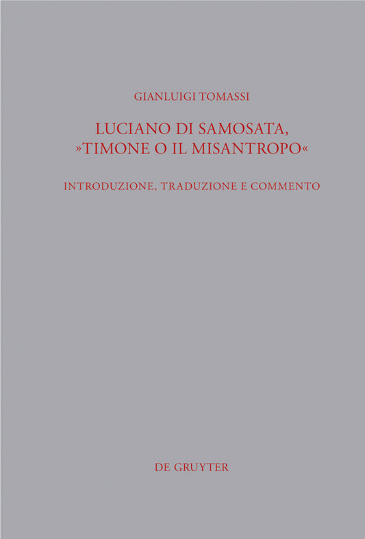 Luciano di Samosata, "Timone o il misantropo"