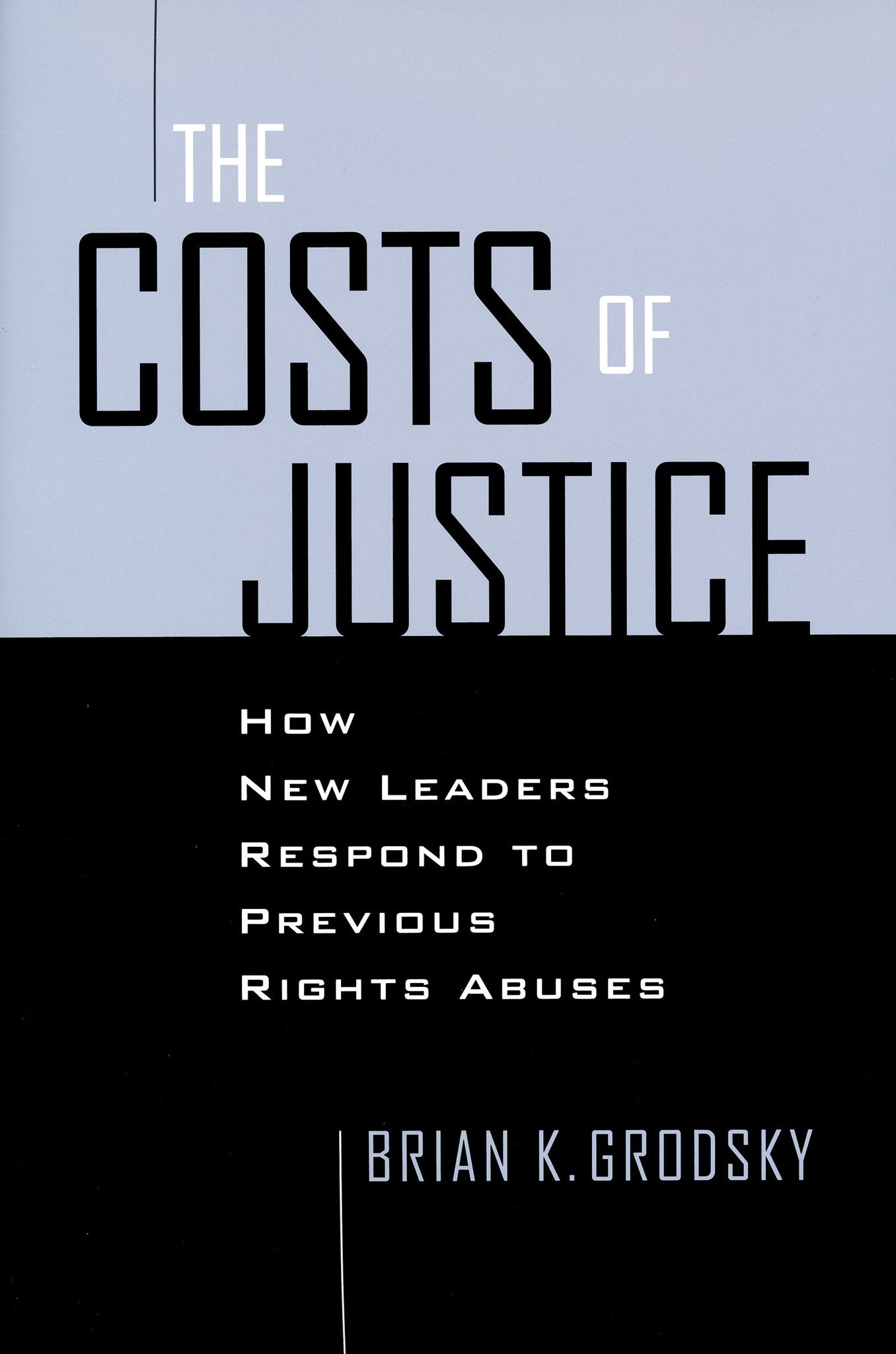 Cover image for The Costs of Justice ISBN 9780268205959
