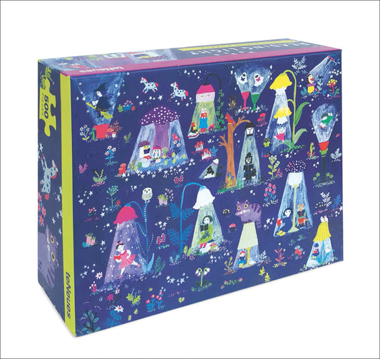 teNeues - Puzzle: Yumi Kitagishi, Reading Light, 500 Piece Puzzle, Full Color Artwork, Compact Box, 14 x 19 in, Childrens Illustration