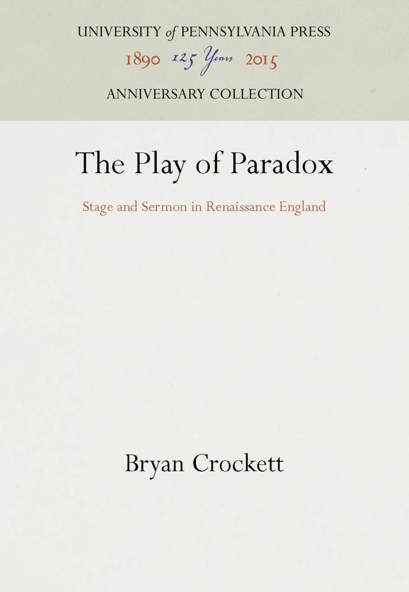 The Play of Paradox