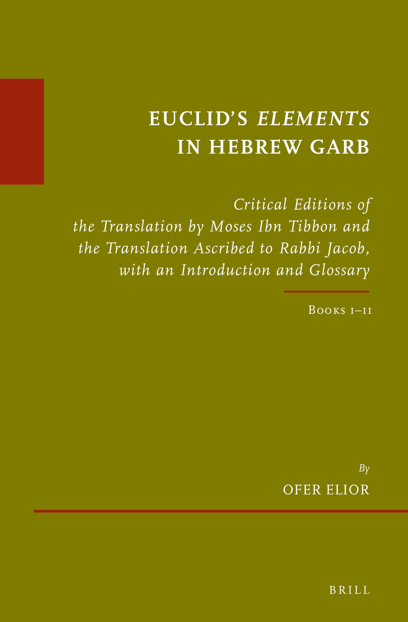 Euclid's Elements in Hebrew Garb