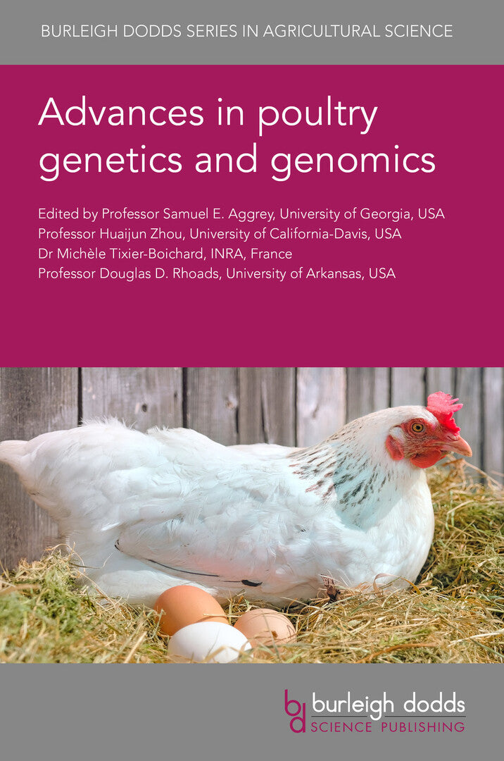 Cover image for Advances in poultry genetics and genomics ISBN 9781786763273