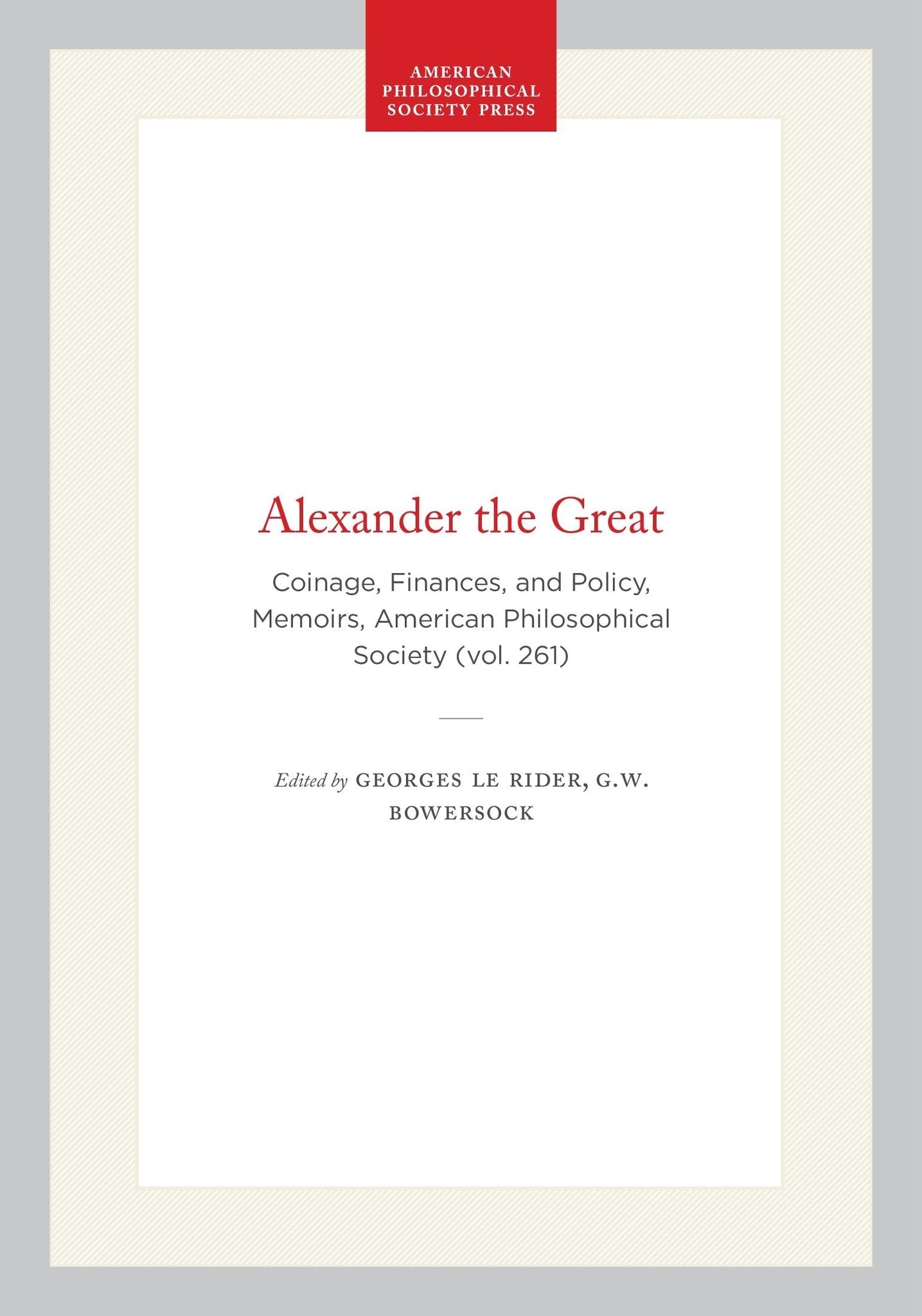 Cover image for Alexander the Great ISBN 9798893983036