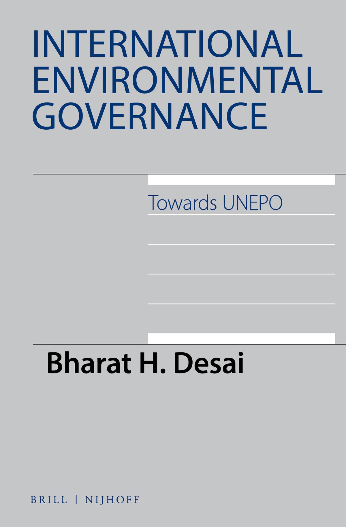 Cover image for International Environmental Governance ISBN 9789004214545