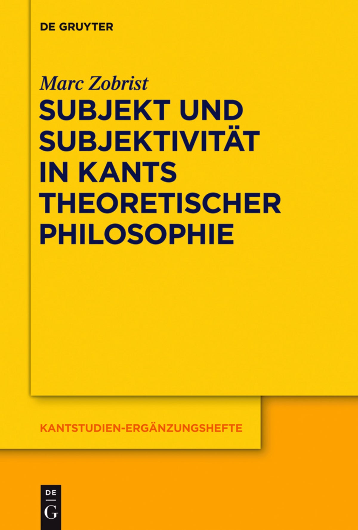 Cover image for Subjekt und Subjektivität in Kants theoretischer Philosophie ISBN 9783110260816