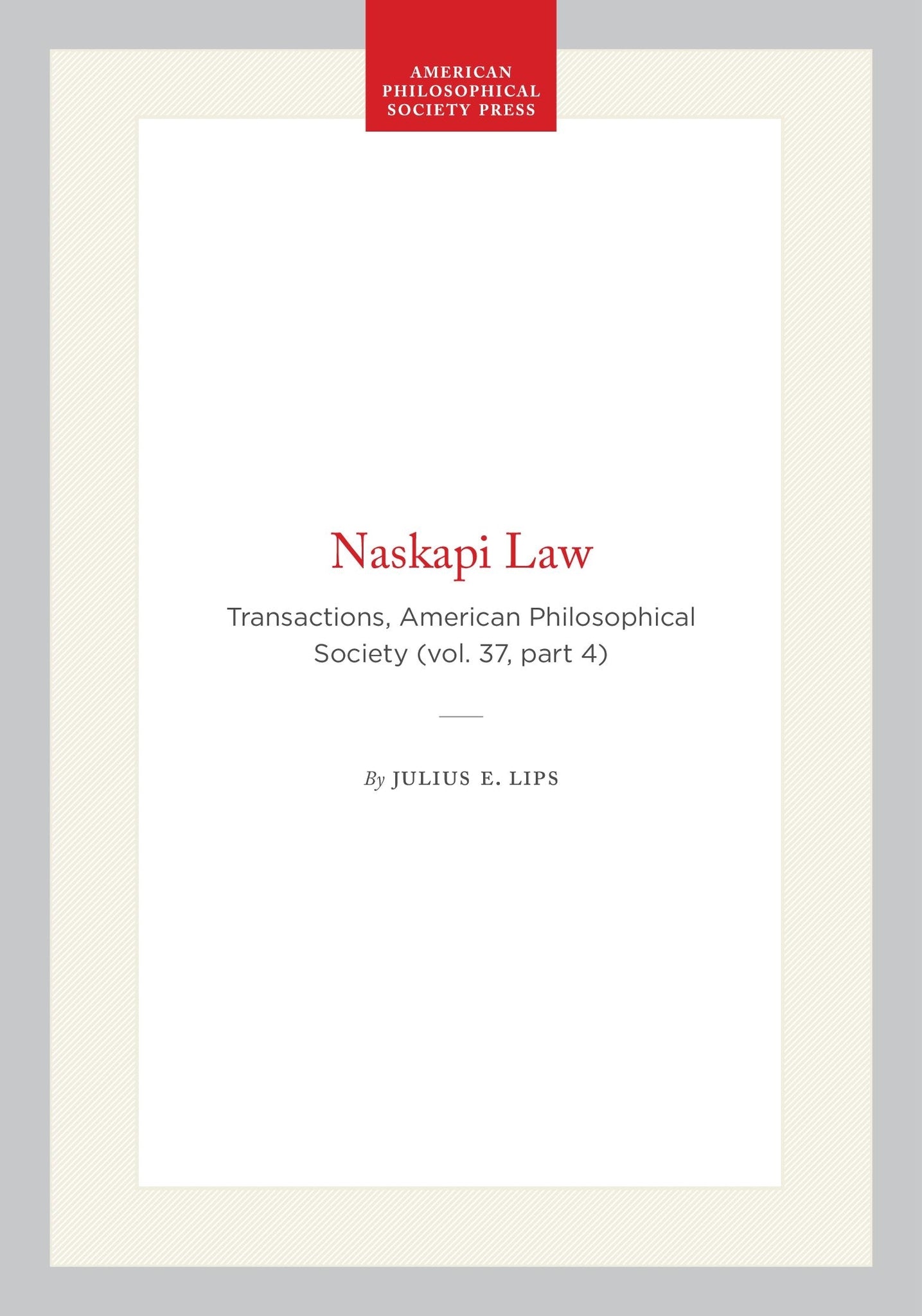 Naskapi Law