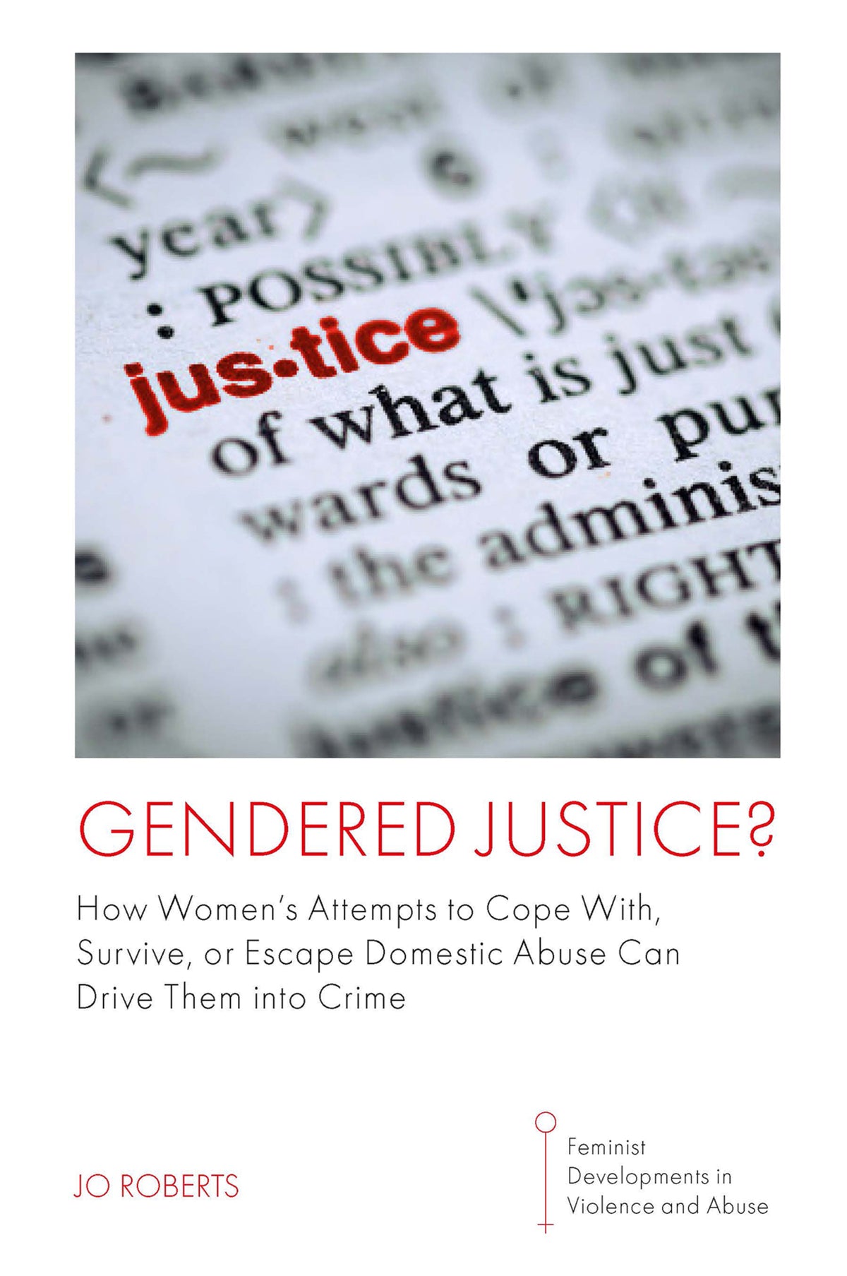 Cover image for Gendered Justice? ISBN 9781802620702