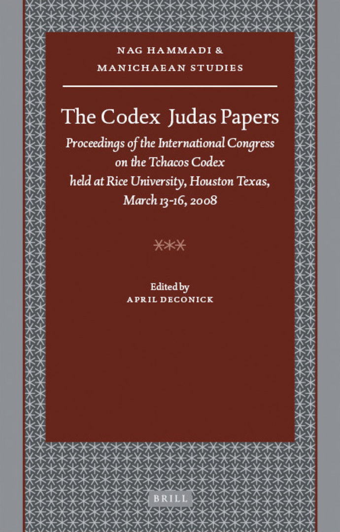 Cover image for The Codex Judas Papers ISBN 9789004181410