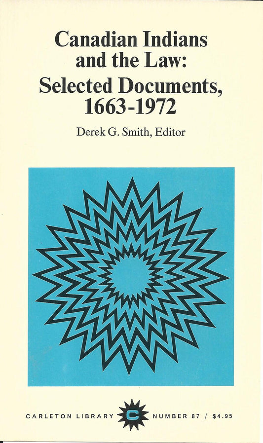 Canadian Indians and the Law